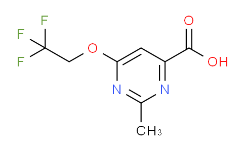 CAS No. 1710695-95-6, 2-Methyl-6-(2,2,2-trifluoroethoxy)pyrimidine-4-carboxylic acid