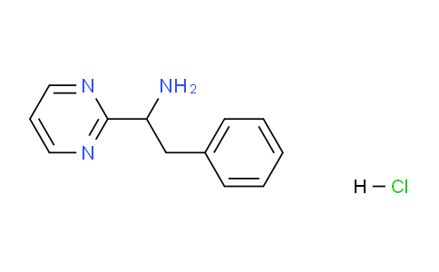CAS No. 1955494-13-9, 2-Phenyl-1-(pyrimidin-2-yl)ethanamine hydrochloride