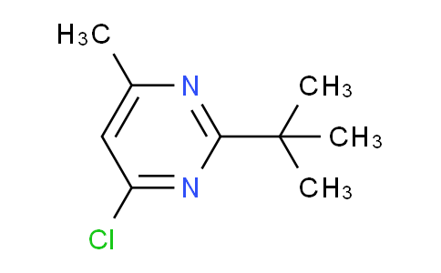 CAS No. 848499-91-2, 2-tert-Butyl-4-chloro-6-methylpyrimidine