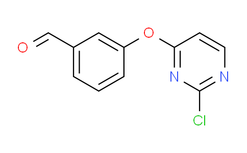 CAS No. 1086378-94-0, 3-((2-Chloropyrimidin-4-yl)oxy)benzaldehyde