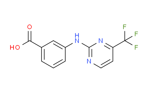 CAS No. 1217079-88-3, 3-((4-(Trifluoromethyl)pyrimidin-2-yl)amino)benzoic acid