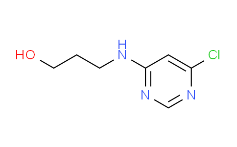 CAS No. 55662-46-9, 3-((6-Chloropyrimidin-4-yl)amino)propan-1-ol