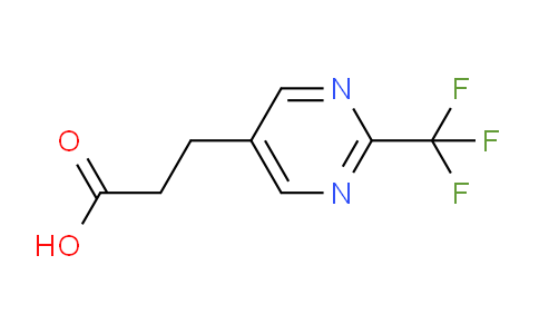 CAS No. 1216040-74-2, 3-(2-(Trifluoromethyl)pyrimidin-5-yl)propanoic acid