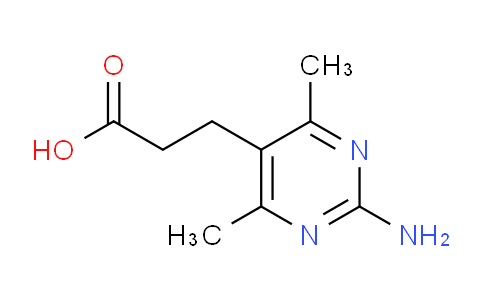 CAS No. 842973-02-8, 3-(2-Amino-4,6-dimethylpyrimidin-5-yl)propanoic acid