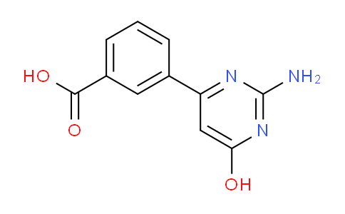 CAS No. 1263279-45-3, 3-(2-Amino-6-hydroxypyrimidin-4-yl)benzoic acid