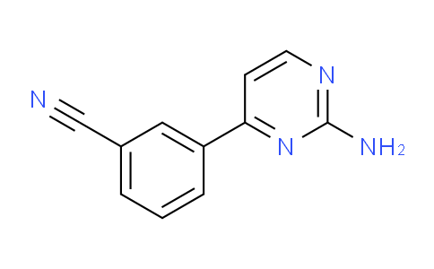 CAS No. 866051-26-5, 3-(2-Aminopyrimidin-4-yl)benzonitrile