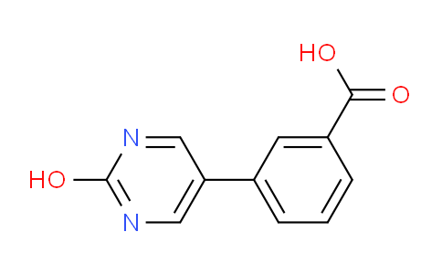 CAS No. 1111108-95-2, 3-(2-Hydroxypyrimidin-5-yl)benzoic acid