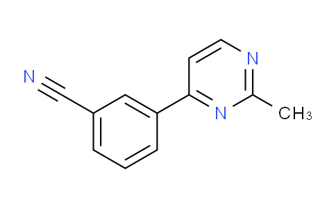 CAS No. 879072-98-7, 3-(2-Methylpyrimidin-4-yl)benzonitrile