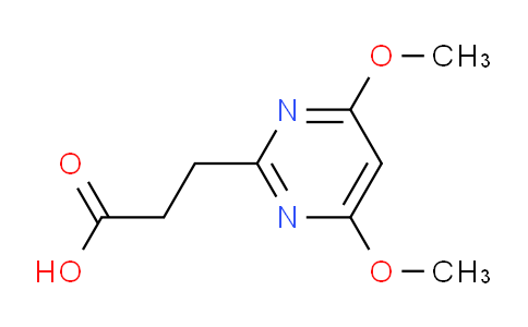 CAS No. 386715-41-9, 3-(4,6-Dimethoxypyrimidin-2-yl)propanoic acid
