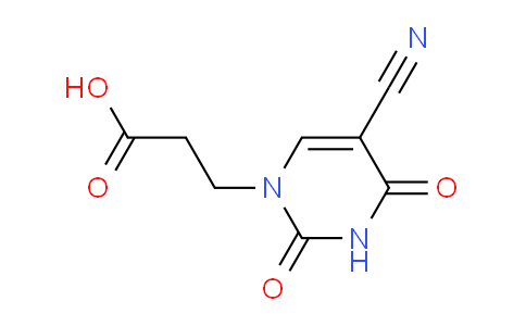 CAS No. 18528-07-9, 3-(5-Cyano-2,4-dioxo-3,4-dihydropyrimidin-1(2H)-yl)propanoic acid