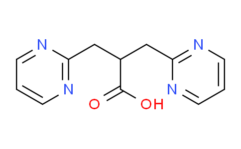 CAS No. 936643-76-4, 3-(Pyrimidin-2-yl)-2-(pyrimidin-2-ylmethyl)propanoic acid