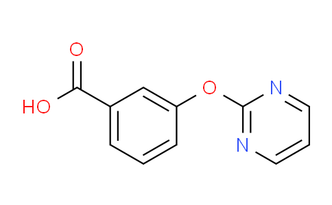 CAS No. 176034-07-4, 3-(Pyrimidin-2-yloxy)benzoic acid