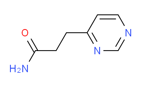 CAS No. 857412-33-0, 3-(Pyrimidin-4-yl)propanamide