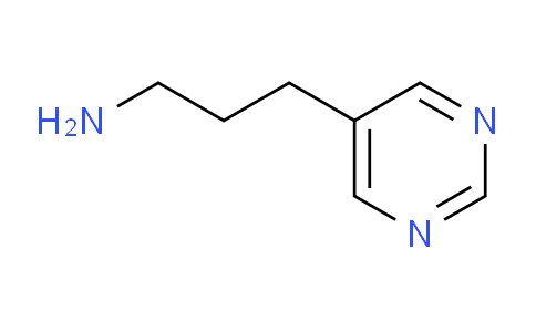 CAS No. 112104-02-6, 3-(Pyrimidin-5-yl)propan-1-amine