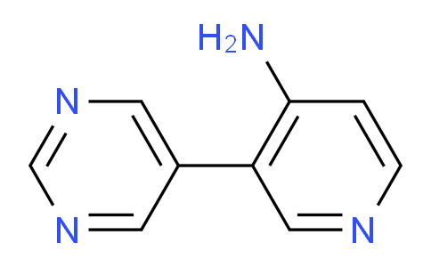 CAS No. 1339398-96-7, 3-(Pyrimidin-5-yl)pyridin-4-amine