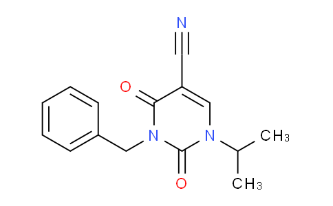 CAS No. 175203-47-1, 3-Benzyl-1-isopropyl-2,4-dioxo-1,2,3,4-tetrahydropyrimidine-5-carbonitrile