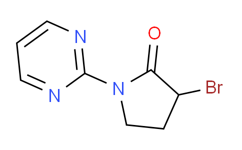 CAS No. 188533-15-5, 3-Bromo-1-(pyrimidin-2-yl)pyrrolidin-2-one