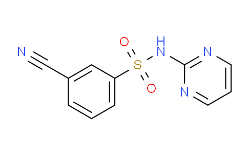 CAS No. 409111-07-5, 3-Cyano-N-(pyrimidin-2-yl)benzenesulfonamide