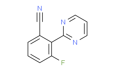 CAS No. 1293285-05-8, 3-Fluoro-2-(pyrimidin-2-yl)benzonitrile