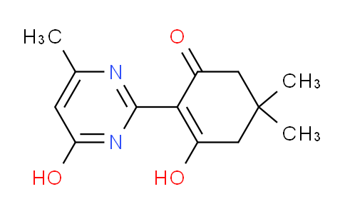 CAS No. 1030430-92-2, 3-Hydroxy-2-(4-hydroxy-6-methylpyrimidin-2-yl)-5,5-dimethylcyclohex-2-enone