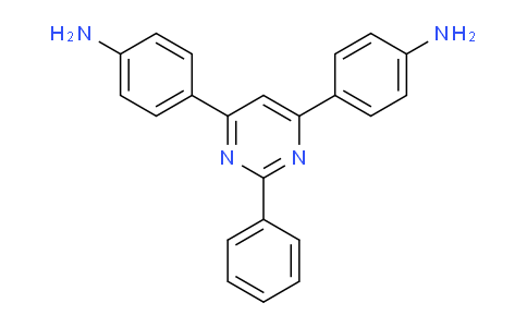 CAS No. 68820-65-5, 4,4'-(2-Phenylpyrimidine-4,6-diyl)dianiline