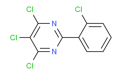 CAS No. 647824-43-9, 4,5,6-Trichloro-2-(2-chlorophenyl)pyrimidine