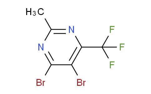 CAS No. 1538277-53-0, 4,5-Dibromo-2-methyl-6-(trifluoromethyl)pyrimidine