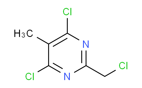 CAS No. 3764-00-9, 4,6-Dichloro-2-(chloromethyl)-5-methylpyrimidine