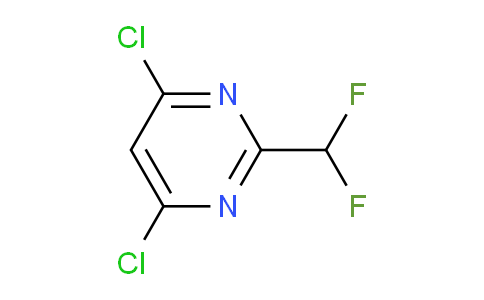 CAS No. 1816289-02-7, 4,6-Dichloro-2-(difluoromethyl)pyrimidine