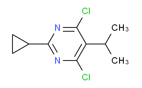 CAS No. 1341661-43-5, 4,6-Dichloro-2-cyclopropyl-5-isopropylpyrimidine