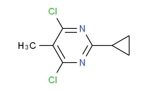 CAS No. 21721-73-3, 4,6-Dichloro-2-cyclopropyl-5-methylpyrimidine