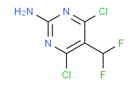 CAS No. 2091217-55-7, 4,6-Dichloro-5-(difluoromethyl)pyrimidin-2-amine