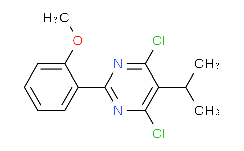 CAS No. 225232-48-4, 4,6-Dichloro-5-isopropyl-2-(2-methoxyphenyl)pyrimidine