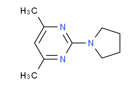 CAS No. 24306-25-0, 4,6-Dimethyl-2-(pyrrolidin-1-yl)pyrimidine