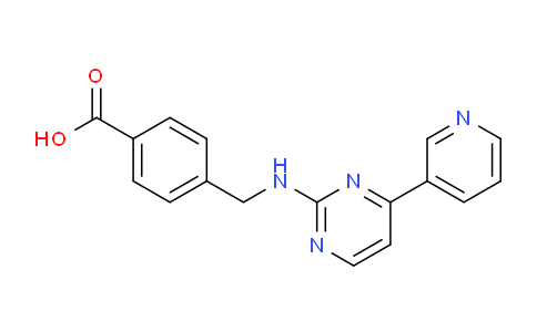 CAS No. 849235-68-3, 4-(((4-(Pyridin-3-yl)pyrimidin-2-yl)amino)methyl)benzoic acid