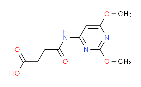 CAS No. 303134-31-8, 4-((2,6-Dimethoxypyrimidin-4-yl)amino)-4-oxobutanoic acid