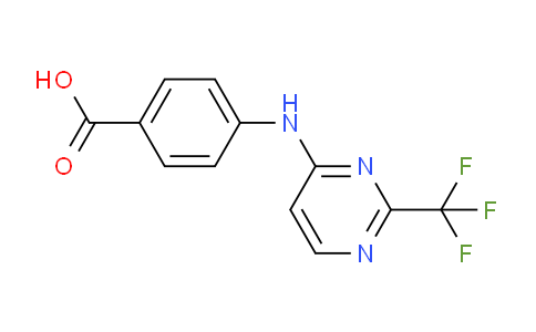 CAS No. 1215332-65-2, 4-((2-(Trifluoromethyl)pyrimidin-4-yl)amino)benzoic acid
