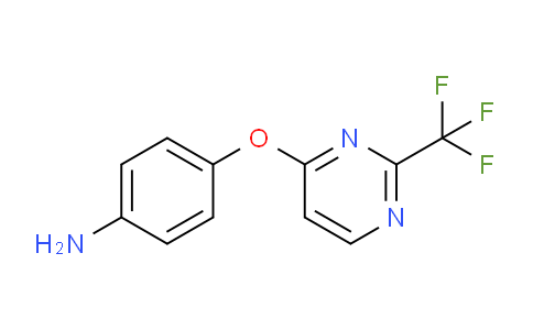 CAS No. 871240-11-8, 4-((2-(Trifluoromethyl)pyrimidin-4-yl)oxy)aniline
