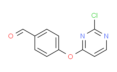 CAS No. 1086378-89-3, 4-((2-Chloropyrimidin-4-yl)oxy)benzaldehyde
