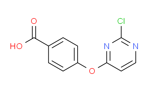 CAS No. 1086379-62-5, 4-((2-Chloropyrimidin-4-yl)oxy)benzoic acid