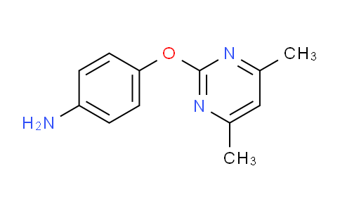CAS No. 55749-90-1, 4-((4,6-Dimethylpyrimidin-2-yl)oxy)aniline