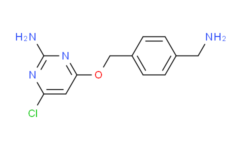 CAS No. 913817-45-5, 4-((4-(Aminomethyl)benzyl)oxy)-6-chloropyrimidin-2-amine