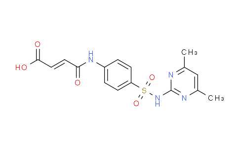 CAS No. 910621-63-5, 4-((4-(N-(4,6-Dimethylpyrimidin-2-yl)sulfamoyl)phenyl)amino)-4-oxobut-2-enoic acid