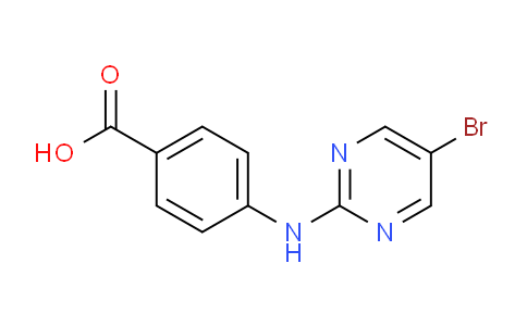 CAS No. 1123515-90-1, 4-((5-Bromopyrimidin-2-yl)amino)benzoic acid