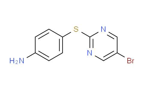 CAS No. 849235-61-6, 4-((5-Bromopyrimidin-2-yl)thio)aniline