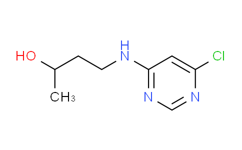 CAS No. 1219982-95-2, 4-((6-Chloropyrimidin-4-yl)amino)butan-2-ol