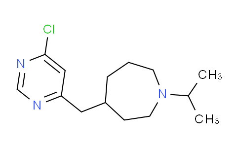 CAS No. 1316227-04-9, 4-((6-Chloropyrimidin-4-yl)methyl)-1-isopropylazepane