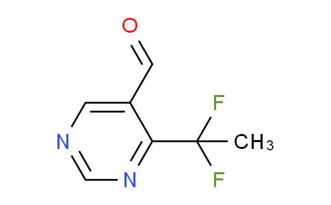 CAS No. 1427195-32-1, 4-(1,1-Difluoroethyl)pyrimidine-5-carbaldehyde