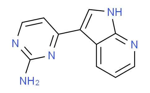 CAS No. 341998-55-8, 4-(1H-Pyrrolo[2,3-b]pyridin-3-yl)pyrimidin-2-amine