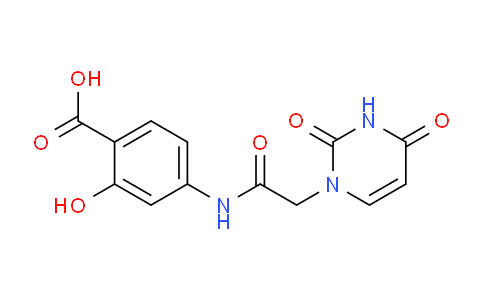 CAS No. 4116-42-1, 4-(2-(2,4-Dioxo-3,4-dihydropyrimidin-1(2H)-yl)acetamido)-2-hydroxybenzoic acid